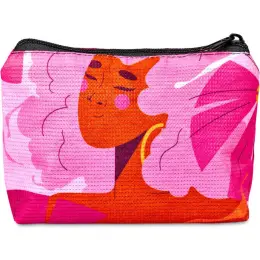 Hoppla Leanne Recycled PET Stitch-Bond Mini Toiletry Bag Back